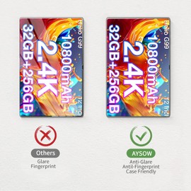 AYSOW Pack of 2 Paper Feel Screen Protectors for Doogee T20 Ultra 12 Inch, Matte PET Paper Film for Drawing, Writing, Anti-Glare, Anti-Fingerprint for Doogee T20 Ultra 12 Inch