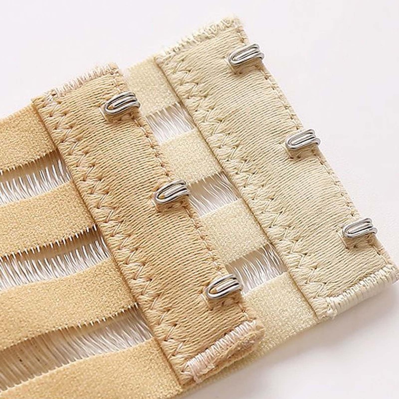 Yesmin 3 Pcs Bra Breathable Extension,Adjustable Nylon Fish Thread Stainless