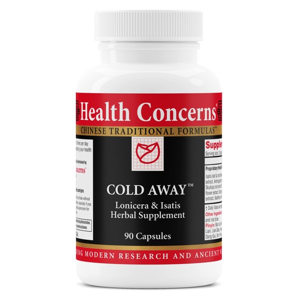 Health Concerns Cold Away - Immune Support & Defense Supplement - Chinese Herbal Supplements - 90 Capsules