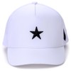 Yoshinorikotake Design White Black Glitter 3D Embroidered Star