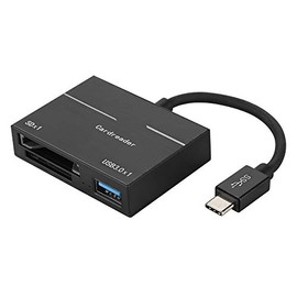 Tipo-C 3.0 Lector de Tarjetas, Card Reader XQD/SD de Memoria Multi-en-1 Compatible con Adaptador para Sistemas/OS Soporte G Series, para Lexar USB Mark Card