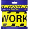No Work Zone Party Tape Party Accessory (1 count) (1/Pkg)