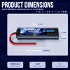 Zeee 7.2V NiMH Battery 3600mAh RC Battery High Power with
