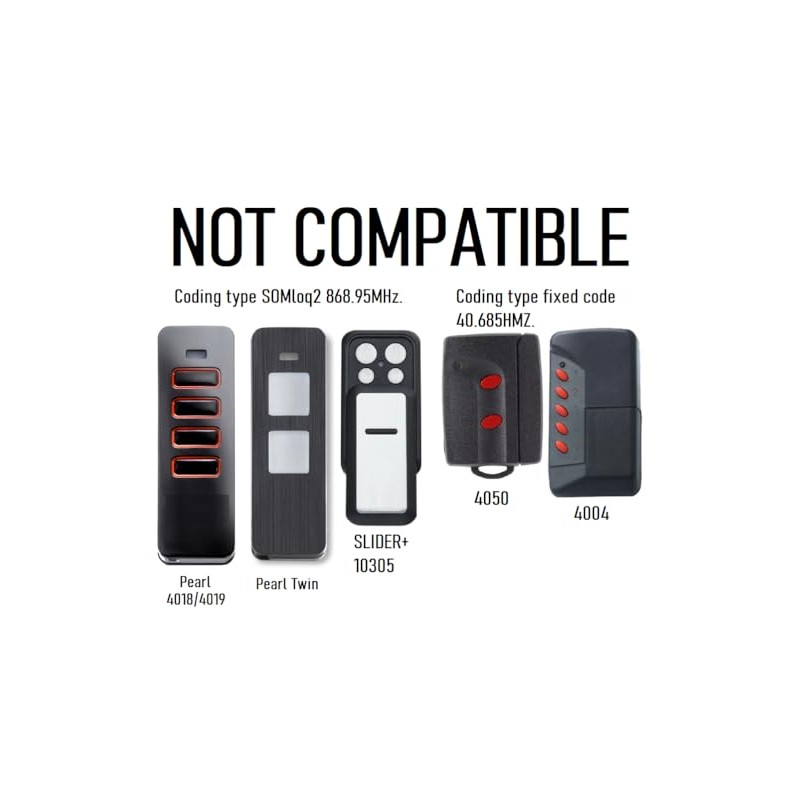 AG MATIC Garage Door Remote Control for Sommer Aperto |