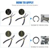 Gunpla 4 Pcs 7 inch/175mm Circlip Plier Set Internal External