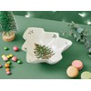Portmeirion Home & Gifts Christmas Tree Dish Single, Ceramic, Multi-Colour,