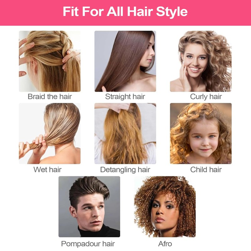 Hair Comb Set | Teasing Brush,Hairbrush Portable Small Comb Tool