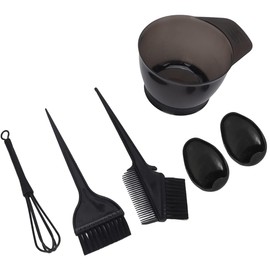 Kit 6pzs Herramientas Profesionales Aplicadoras De Tinte con Cepillos para Cabello, Tazón de Teñir y Mezclador de Tinte
