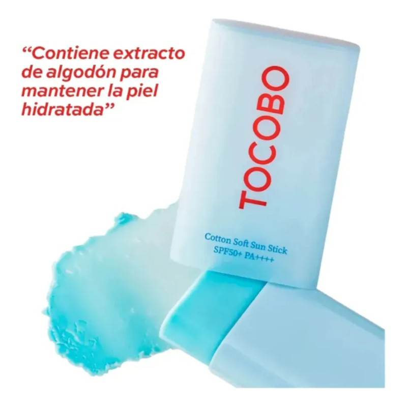 Kit 2pzs Tocobo Cotton Soft Sun Stick Spf50 Protector Solar