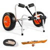 VEVOR Kayak Cart, 250 lbs Load Capacity, Foldable Kayak Trolley