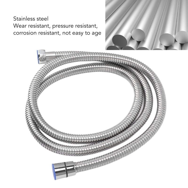 59in Shower Hose Explosion Proof Heat Resistant Flexible Stainless Steel