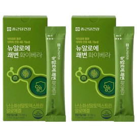 Chong Kun Dang Health New Aloe Kwaebyeon Fibera 14p, 280g, 2 units / 종근당건강 뉴알로에 쾌변 화이베라 14p, 280g, 2개