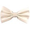 TigerTie Bow Tie Plain Satin + Gift Box, Bow Neck