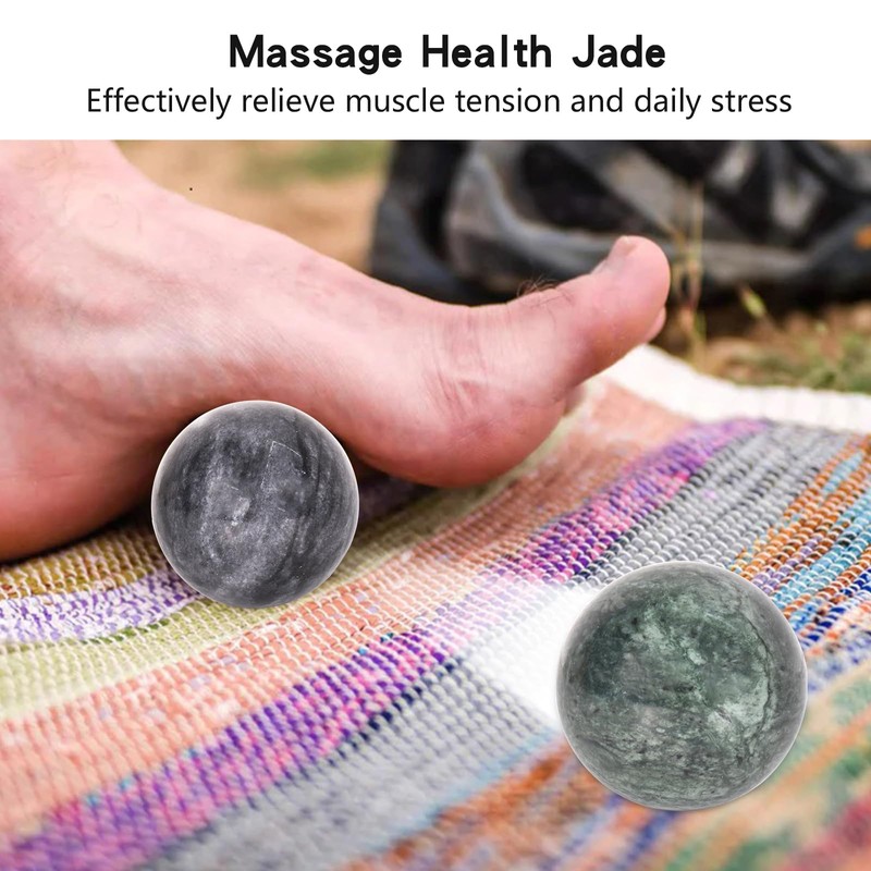 Baoding Balls 4 Pieces Jade Baoding Massage Balls Balls Chinese