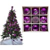 9pc Luxury Premium Baubles, Christmas Tree Bauble Decorations Matte, Glitter,