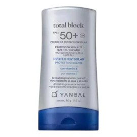 Protector Solar En Crema Fps50 Total Block 80gr Yanbal