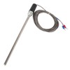 M12 Probe Thermocouple PT100 Stainless Steel Temperature Sensor Probe 200mm