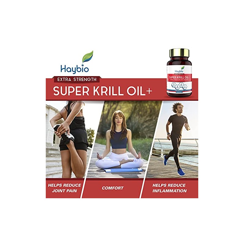 Krill Oil Capsules High Strength - Organic Joint Care Pain
