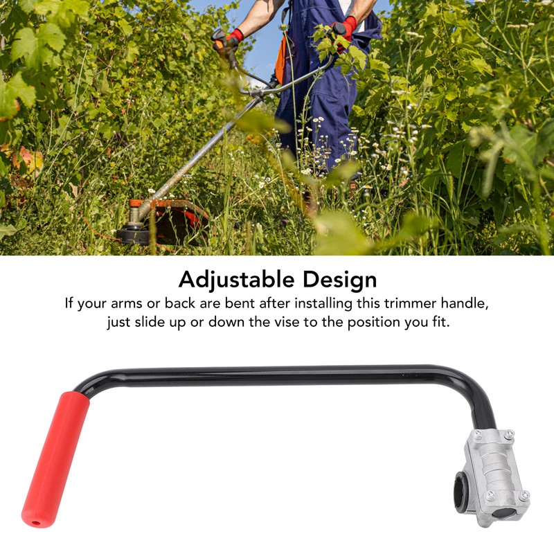 Weed Trimmer Handle Aluminum Alloy Ergonomic Lawn Trimmer Grip String