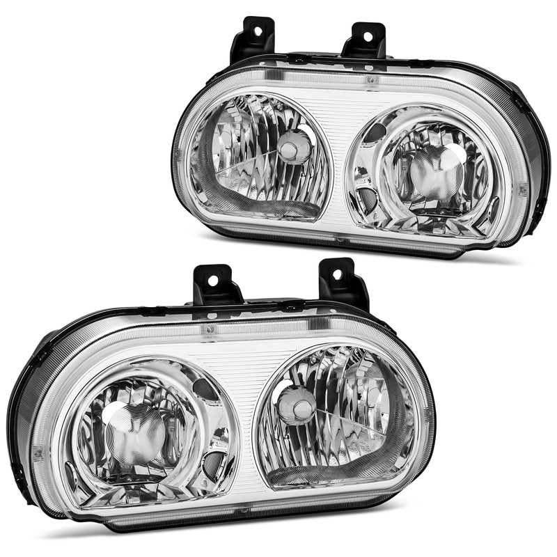 Aresparts 2PCS Headlights Assembly For 2008 2009 2010 2011 2012