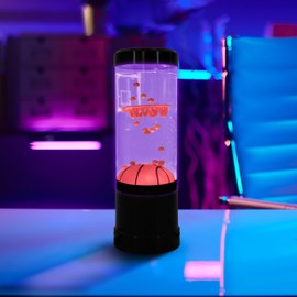 InnoVibe Basketball Motion Lamp with Color-Changing Light, LED Water Mood Lamp for Kids, Floating Basketball Decor, Night Light, Sports Room Decoration