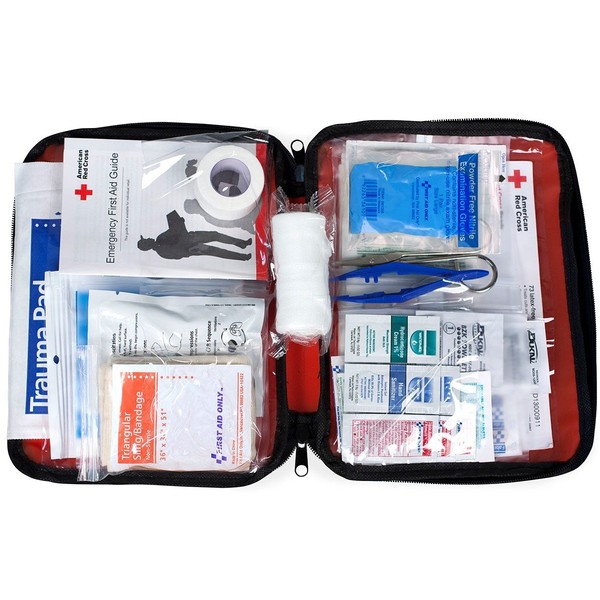 American Red Cross 9165-RC First Aid Only Be Red Cross Ready First Aid Kit, 73 Pieces
