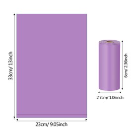 Dog Poop Bag 1140 Counts 57 Rolls, Unscented Doggy Poop Bags, Leak-Proof Dog Bags for Poop, Extra Thick Strong Dog Waste Bags with Dispenser - Purple (13 x 9 Inches)