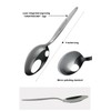 CREATIVECHEF Kunz Plating Spoon 9 Inch, 18/10 Stainless Steel Titanium