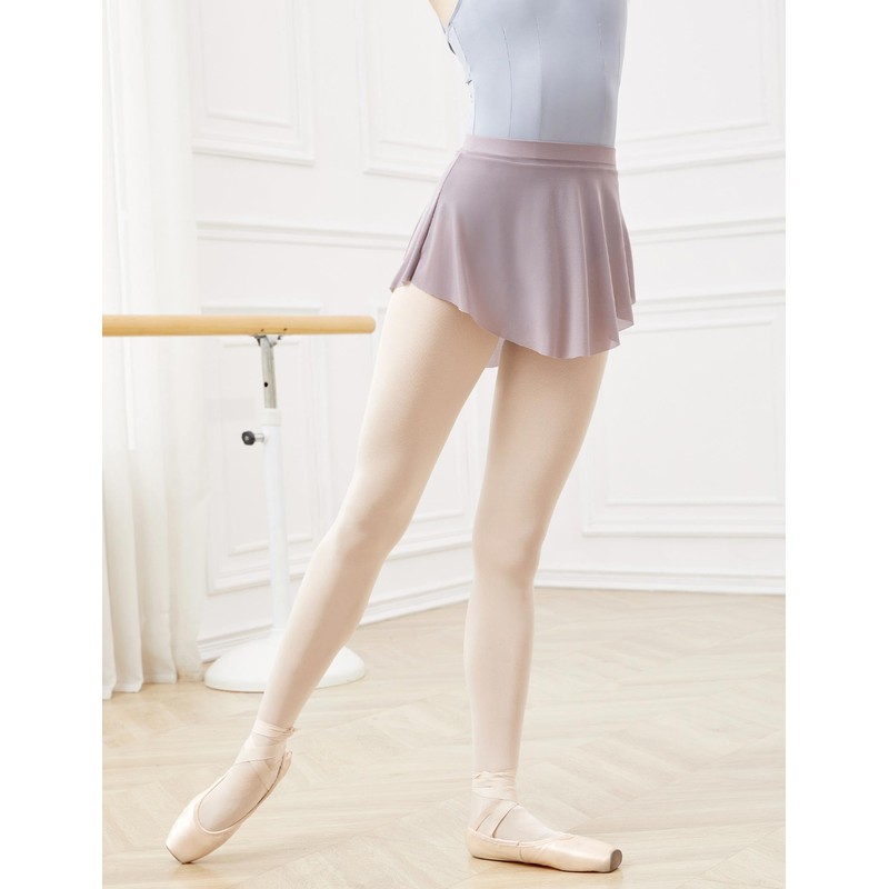Daydance Mesh Pull On Ballet Skirt Elastic Point Dance Skirt