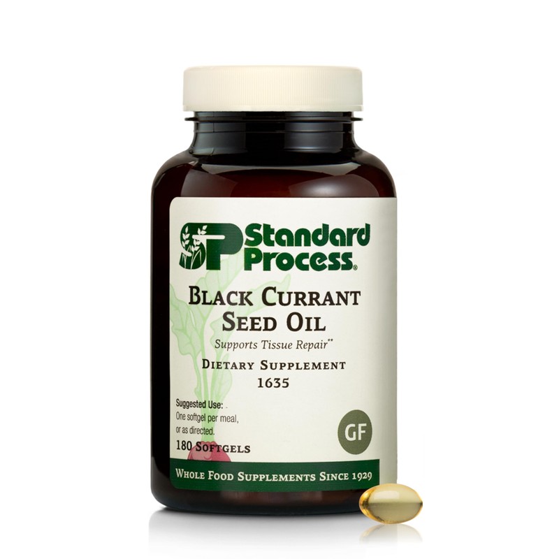 Standard Process Black Currant Seed Oil Dietary Supplement - Gluten-Free