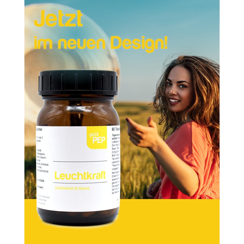 Quick Pep Luminosity, 60 tablets
