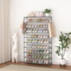 LANTEFUL 10 Tiers Shoe Rack 50 Pairs Large Capacity Tall