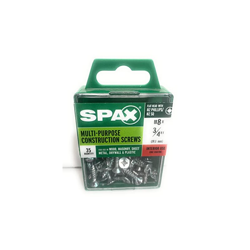 SPAX SCRW PH 8X3/4 BX35