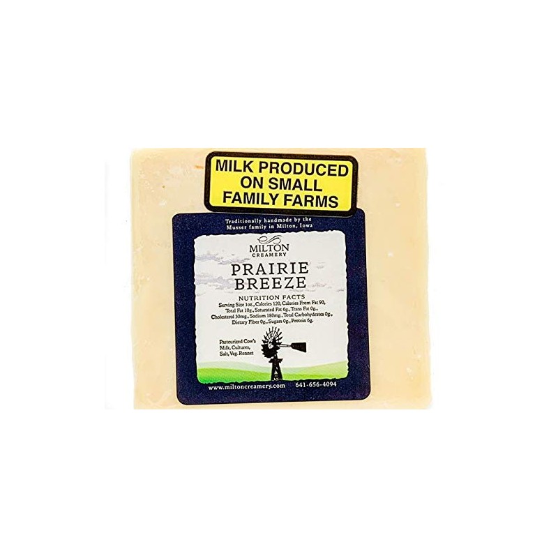 Cheddar Cheese - Prairie Breeze White Cheddar Cheese 8 oz.