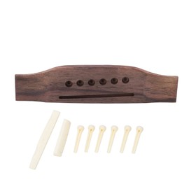 Acoustic Guitar Rosewood Bridge Saddle & Nut Guitar Replacement Parts for Acoustic Guitar Performance Accessories General Accessories For Guitar