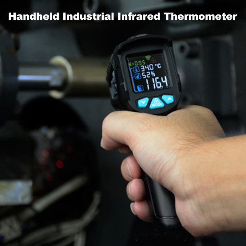 -50~550℃ Industrial Digital Infrared Thermometer Handheld Infrared LCD Temperature Meter