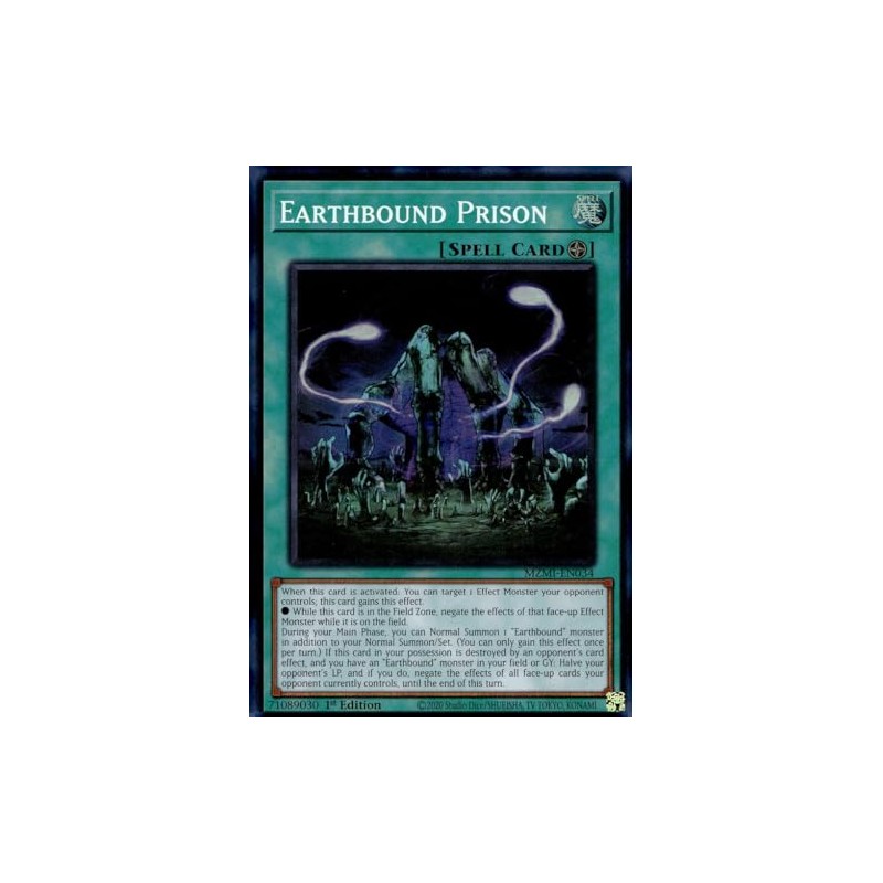 Earthbound Prison - MZMI-EN034 - Super Rare - 1st Edition