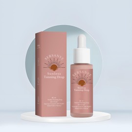 Drinkable Sunless Tanning Drops, Moisturizing Bronzing Formula for Face and Body, Moisturizing Bronzing Color Tanner for Face & Body, Sunless Tanning Glow (M-1Pack)