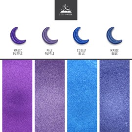 Slice of the Moon | Magic Purple Natural Mineral Mica Powder, 0.42oz (12g) | for Personal or Professional Use - Cosmetics, Epoxy Resin Projects, Nail Polish, Soaps, Bath Bombs, and Art Projects