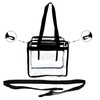 Youngever Clear Bag, Stadium Approved,Clear Tote Bag,Heavy Duty,Shoulder Straps and