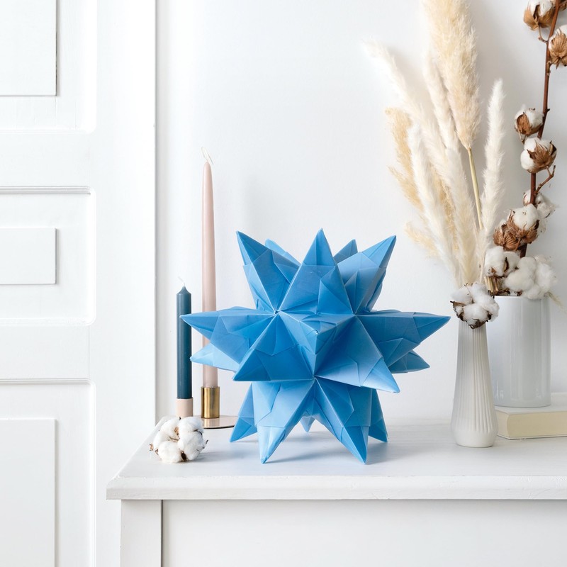 folia - Craft Set Bascetta Star, Transparent White, Finished Size
