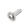 sourcing map Flanged Button Head Socket Cap Screws, M5*14mm Hex