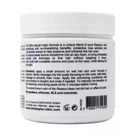 Christophe Robin Cleansing Volume Paste with Rassoul Clay and Rose Extract 8.4oz