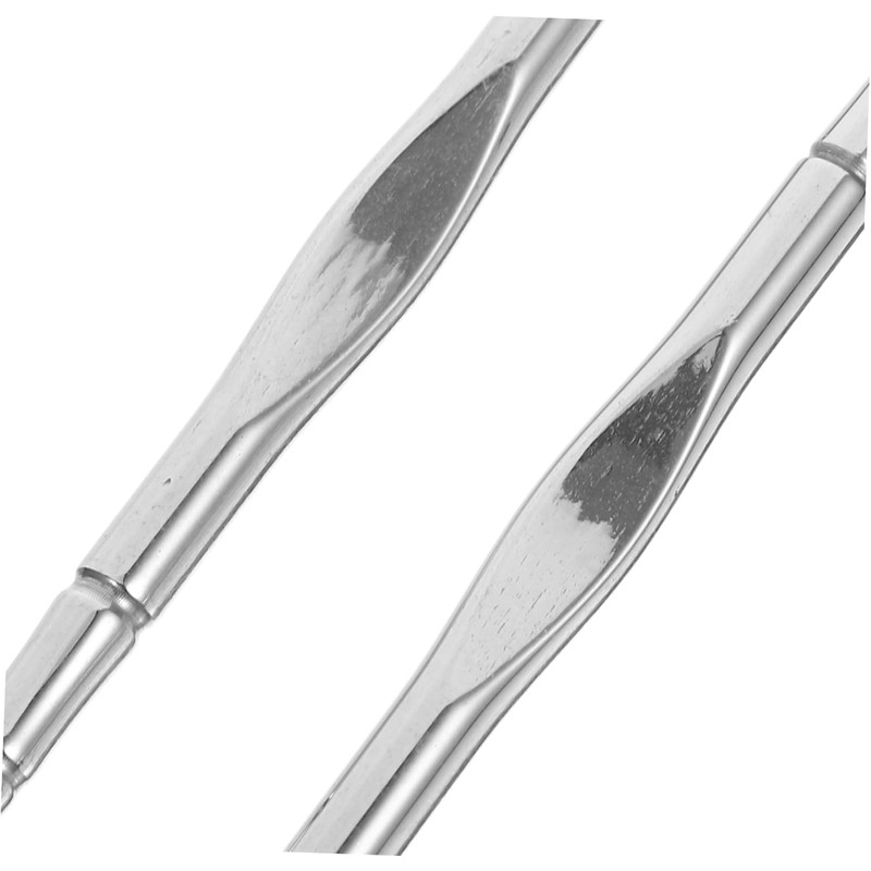 Beavorty 2pcs Pore Scraper Tool Blackhead Removal Shovel Stainless Steel