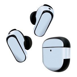 Bose QuietComfort Earbuds II 用 スキンシール ボーズ イヤバッズ2 用 ステッカー 本体3枚 ケース1セット 保護 フィルム デコ シンプル 無地 青 009004