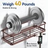 YASONIC Shower Caddy Adhesive, No Drill Bathroom Shower Organizers, with