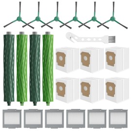 Leemone - 23 piezas de repuesto para aspiradora robot iRobot Roomba Max 705 Vac & Plus 504 Vac, kit de accesorios 705 con 4 cepillos de rodillo principal, 6 bolsas de polvo, 6 filtros, 6 cepillos
