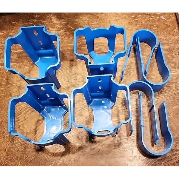 Unbranded 4Pcs Pool Cup Holder Clip On Poolside Cup Holders