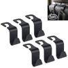 URAQT Auto Hooks, 6 pack Car Storage Hooks Back Seat
