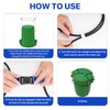 2PCS Trash Can Lid Locks for Animals, Garbage Can Bungee